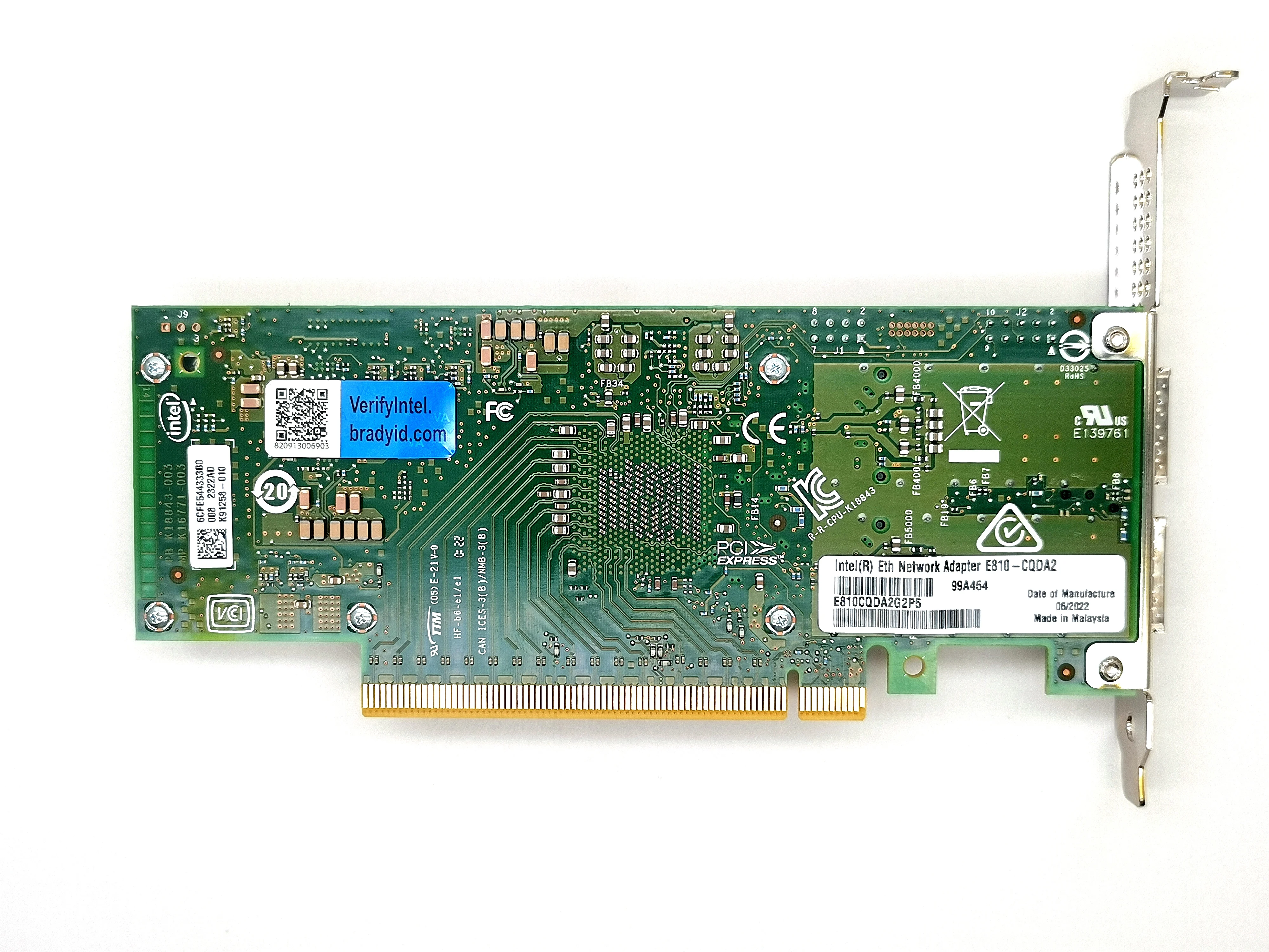 100gbe Çift Qsfp28 Bağlantı No - 100Gbe Qsfp28 Network Card incelemesi ve fiyatı