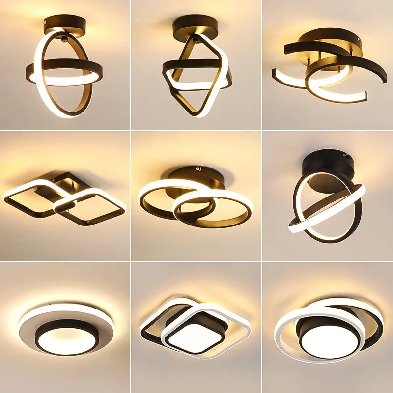 

Modern LED Aisle Ceiling Lights Nodic Home Lighting Led Surface Mounted for Bedroom Study Room Corridor Light Balcony Lights