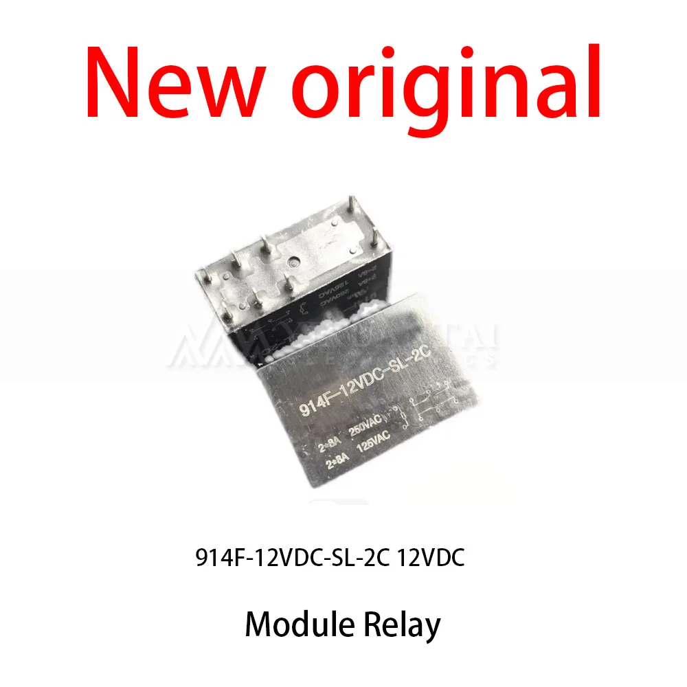 

10 Pcs/Lot New original 914F-12VDC-SL-2C 12VDC Module Relay