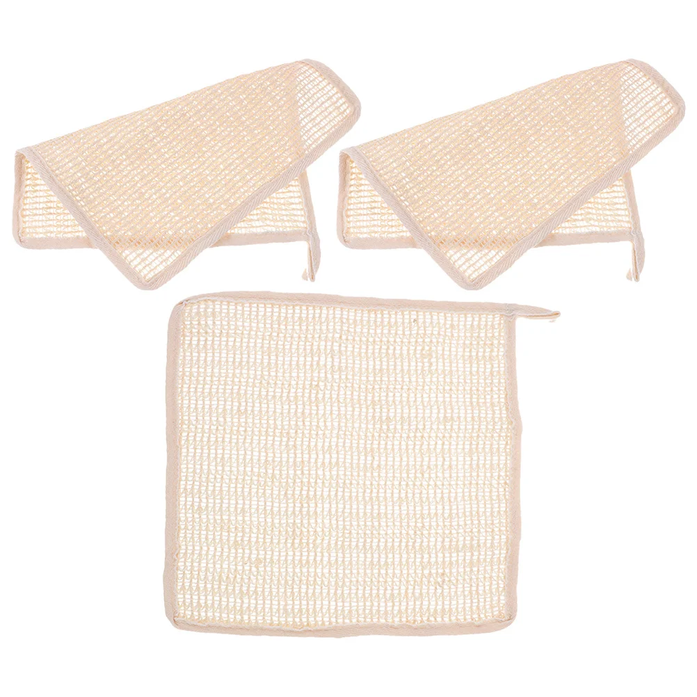 3 個のフェイスタオルセット綿ラミー手ぬぐい顔用大人用小さなタオル浴室洗濯油除去穏やかな吸収性スキンケア