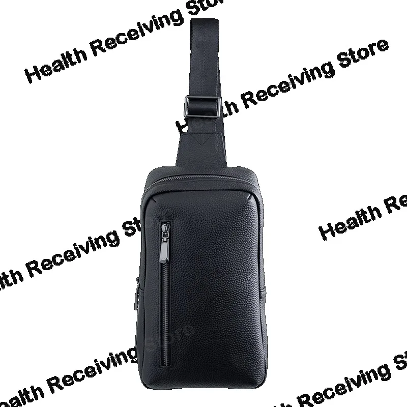

Болсо pecho cuero genuino con cerradura huella dactilar para hombre, Система Inteligente antirrobo, bolso cruzado viaje un solo
