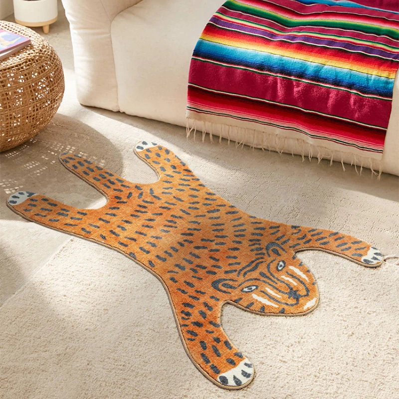 Carpet for Living Room Cute Cartoon Home Decoration Children\'s Bedroom Door Plush Mat Large Area IG Cloakroom Rug ковер Tapis 러그