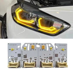 LED Headlight Daylight Led Chips 63119448115 63119448116 For BMW F40 F44 Gran Coupé 218i M235iX CSL Lemon Yellow Blue Red DRL