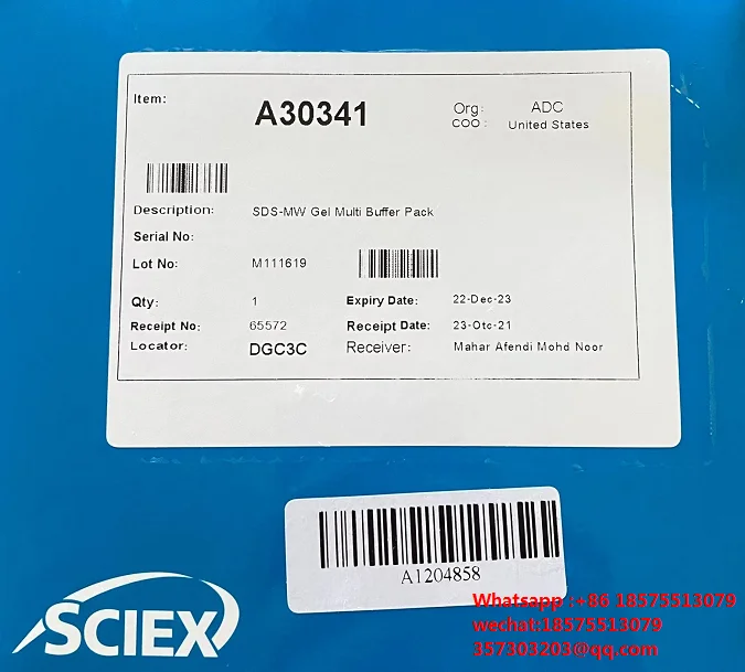 For AB Sciex A30341 Capillary electrophoresis SDS- gel