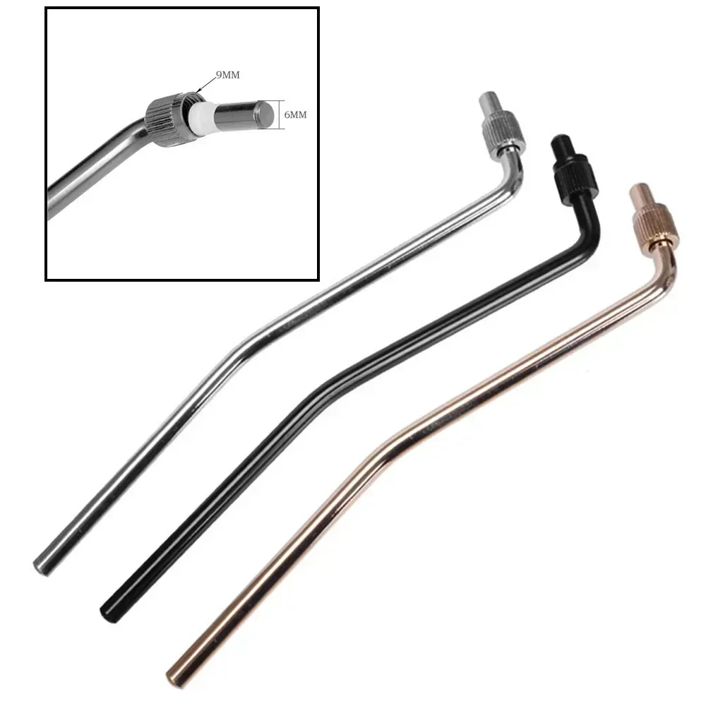 1pc Tremolo Whammy Bar For Guitar 6mm Bar Diameter Push In Style With Screw On Collar Metal Electric Guitar Accessories