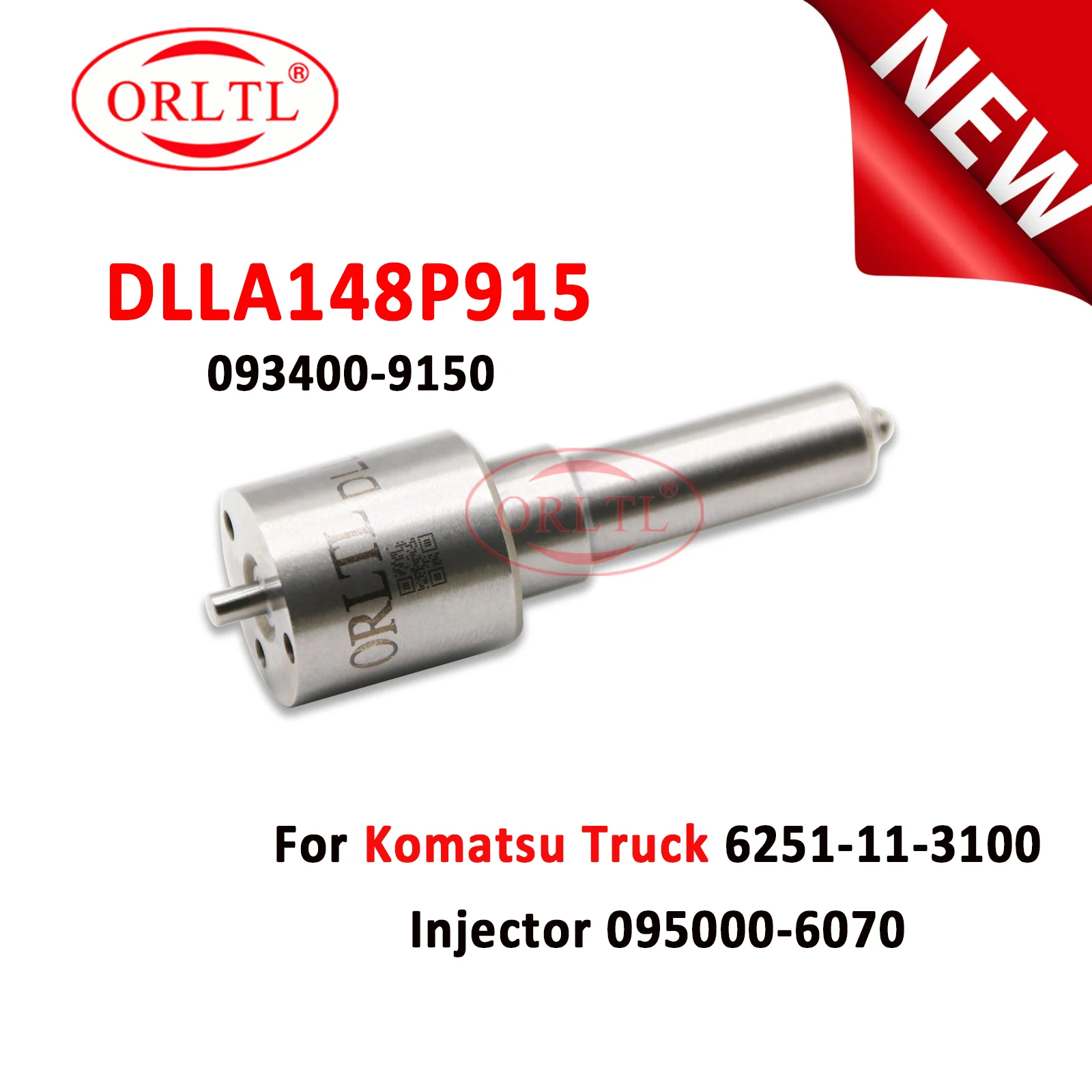 ORLTL DLLA148P915 Diesel DLLA 148 P 915 Fuel Injector NOZZLE 093400-9150 For Komatsu PC350-7 095000-6070 6251113100