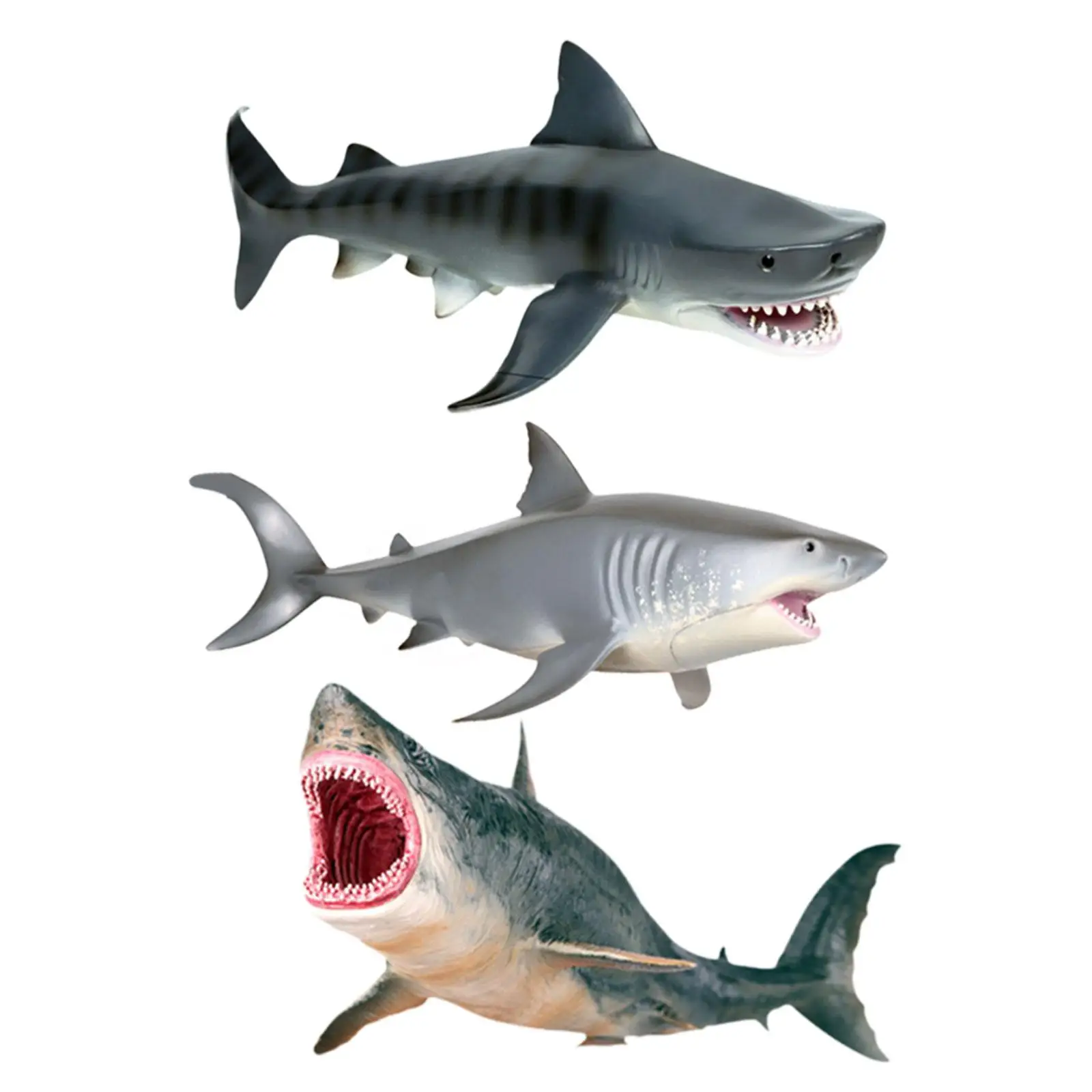 Figurines d'Animaux de Mer, Jouets pour Bol et Enfants, 3 Pièces