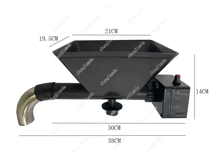 

Speed Adjustable Feeder Hopper for Powder & Granule Feed Color Masterbatch Feeding Equipment