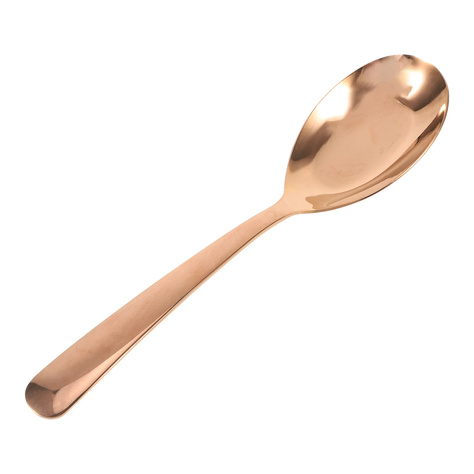 

Stainless Steel Soup Spoon Long Handle Flat Bottom Design for Ramen Miso Pho Wonton Dumpling Cereal Dessert Kitchen Silverware