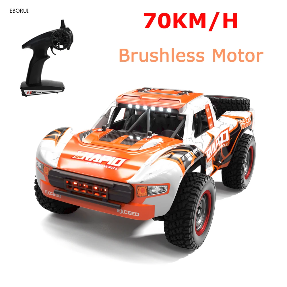 

JJRC Q130-B Brushless Motor 1:14 RC Car 2.4G 4WD 70km/h High Speed Car Desert Pull Off-road RC Truck Vehicle Gift Toys for Kids