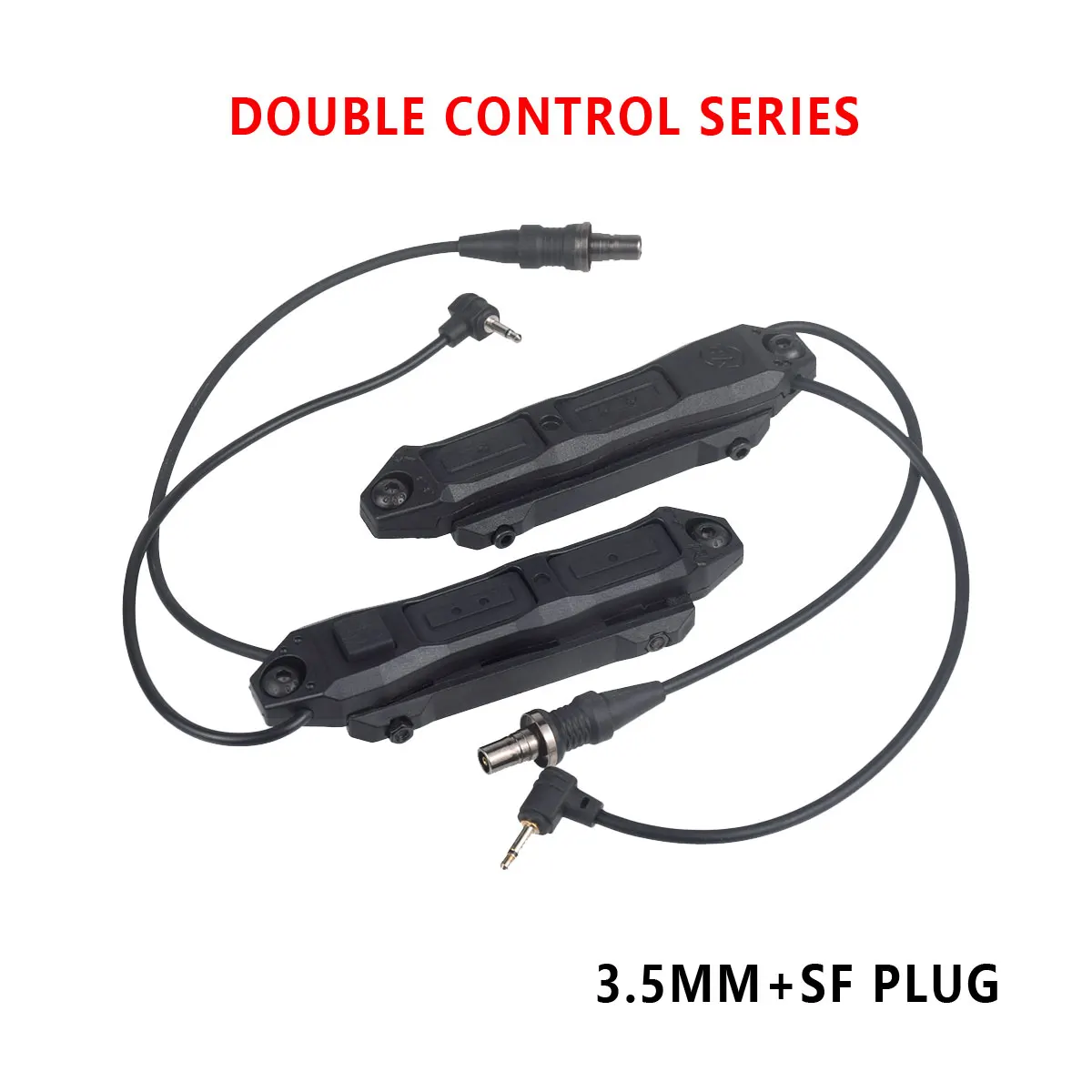 Tactical Mlok Keymod DBAL A2 PEQ 15 NGAL MAWL Flashlight Weapon Scout Light Boost remote dual function switch 2.5mm/SF plug