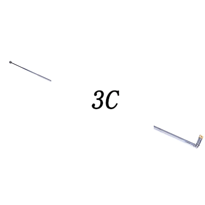 1PCS 7 Sections Telescopic Antenna Aerial Radio TV Replacement  instrument-specific