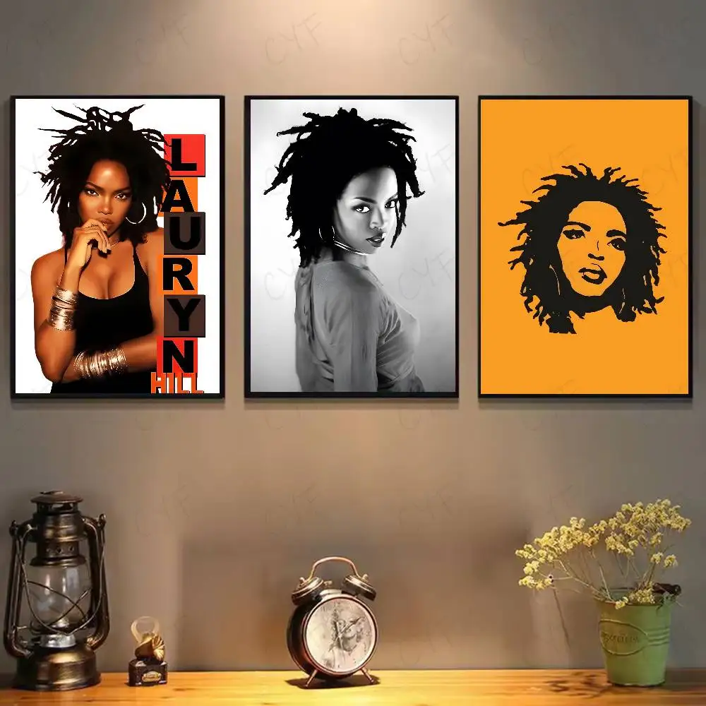 L-lauryn H-hill Anime Poster sticky wall waterproof home living room bedroom bar aesthetic decoration