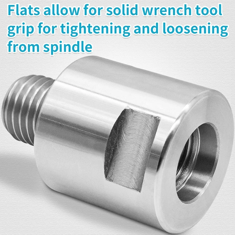 Woodworking Lathe Headstock Spindle Adapter, Converts 1 Inch X 8Tpi To 1 Inch X 12Tpi