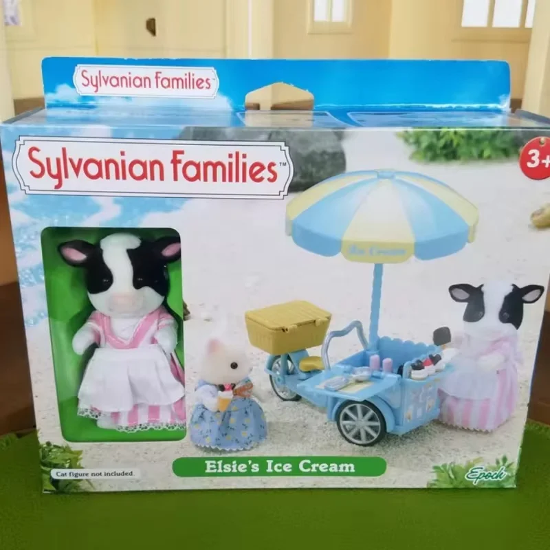 Sylvanian Families Persian Set Girl Elephant Ice Cream Sylvanian Familiy Children Toys Families Decoration Birthday Gift