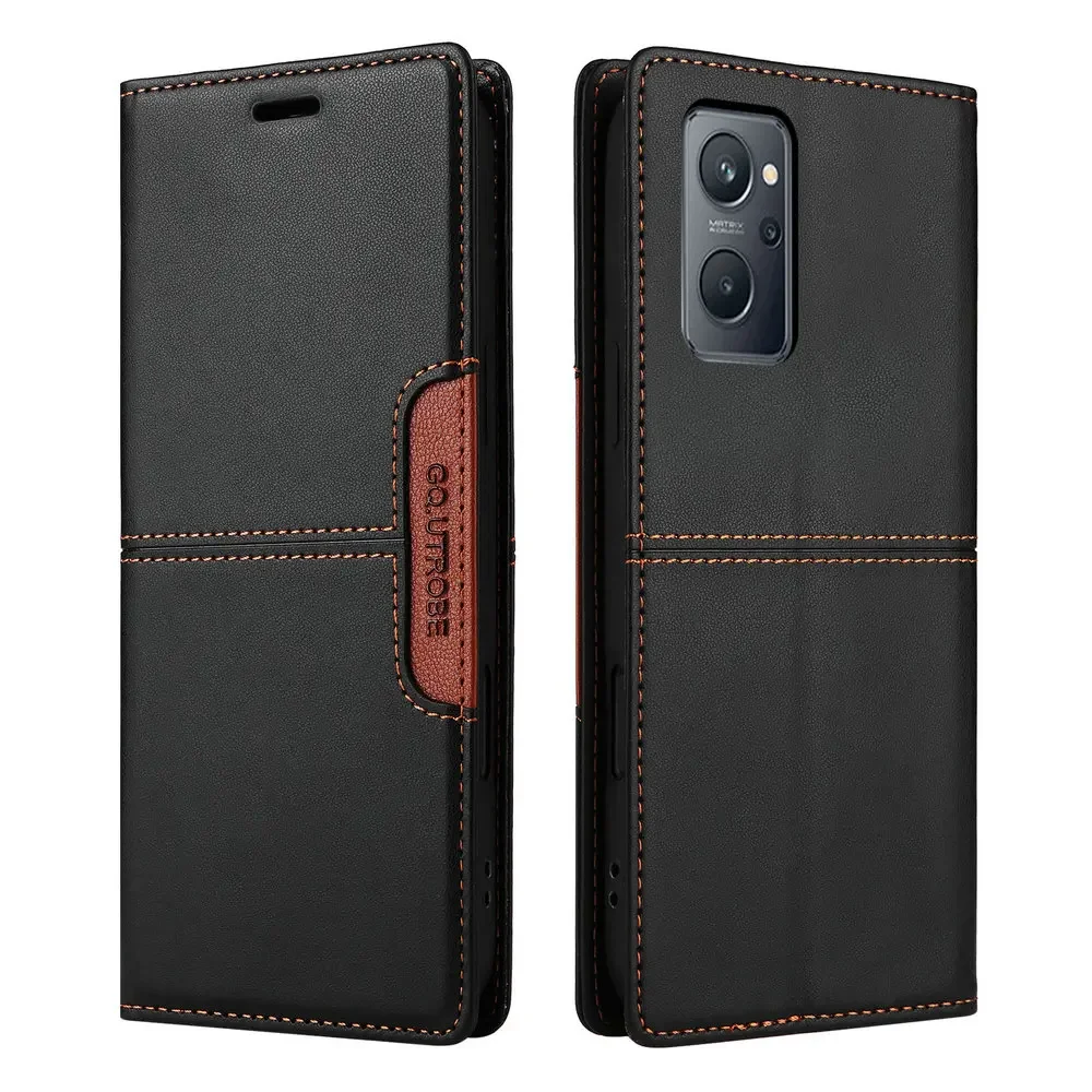 Anti-theft Brush Leather Flip Case for OPPO A96 4G Luxury Cover Magnetic Wallet Funda OPPO A76 A36 A 96 76 36 Card Book Cover