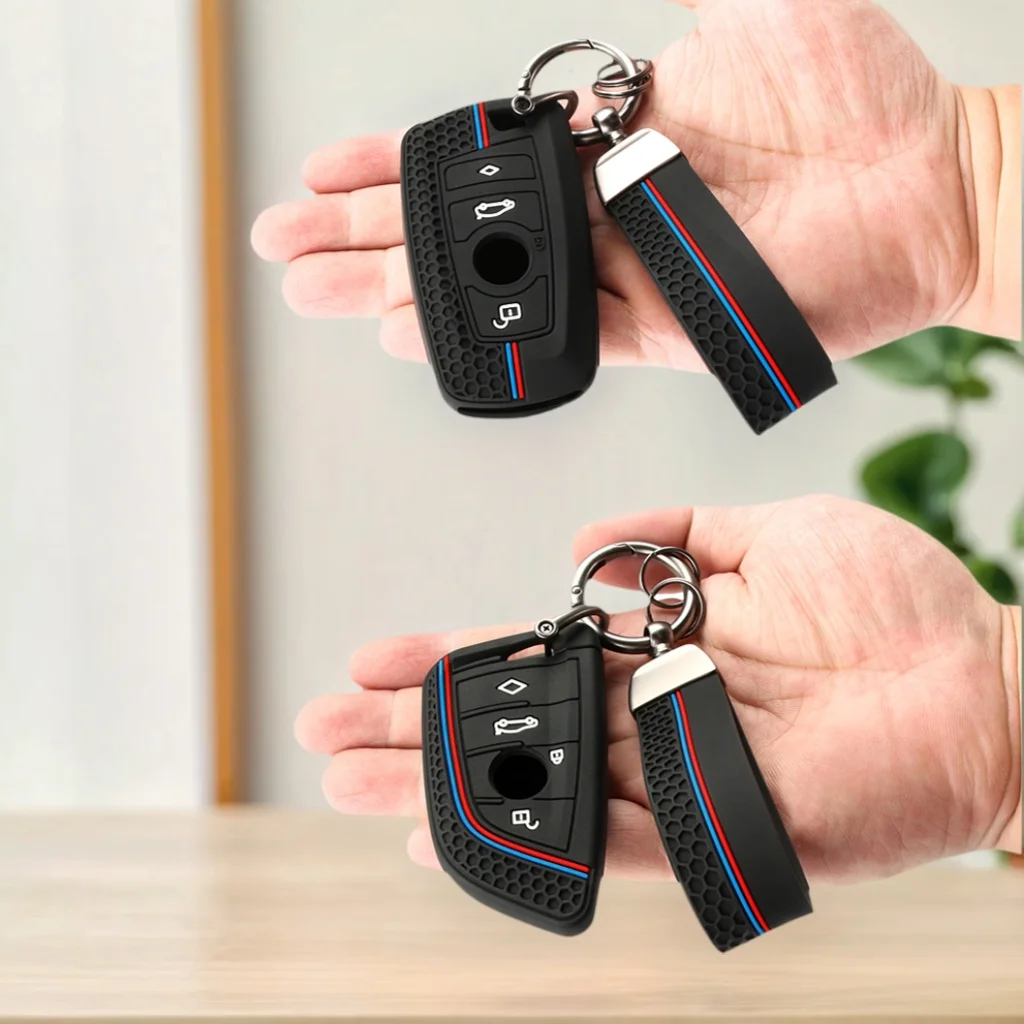 

Силиконовый чехол для автомобильного дистанционного ключа для BMW X1 X3 X5 X6 X7 1 3 5 6 7 серии G20 G30 G11 F15 F16 G01 G02 F48 Брелок без ключа