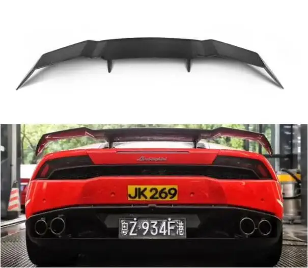 

Для Lamborghini Huracan LP580 LP610 2014-2020 FRP/Настоящее Кованое углеродное волокно Автомобильный задний Багажник крыло губа GT Спойлер