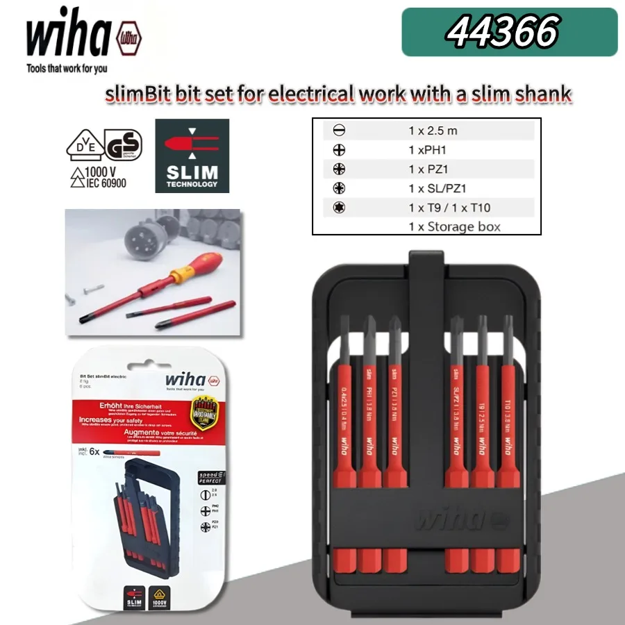 set-di-punte-a-barra-sottile-per-isolamento-elettrico-wiha-44366-43162-43158-43159-43160-combinazione-speciale-per-cacciavite-elettrico