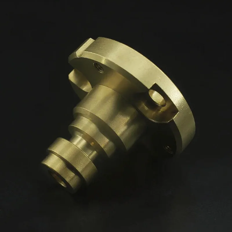 CNC-passivatie koperbewerkingsservice Aangepaste koperen beugelflens