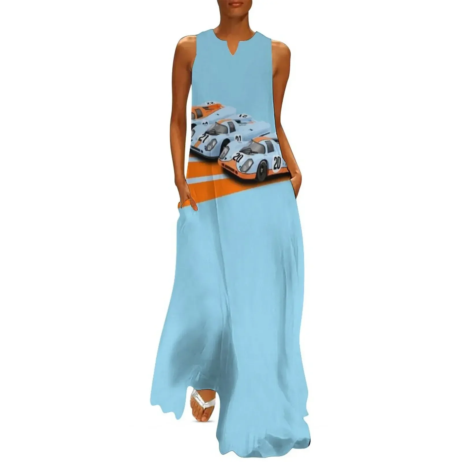 

Porsch 917 1971 No 20 21 22 - 3 Classic Liveries Long Dress women's luxury party dress Dress