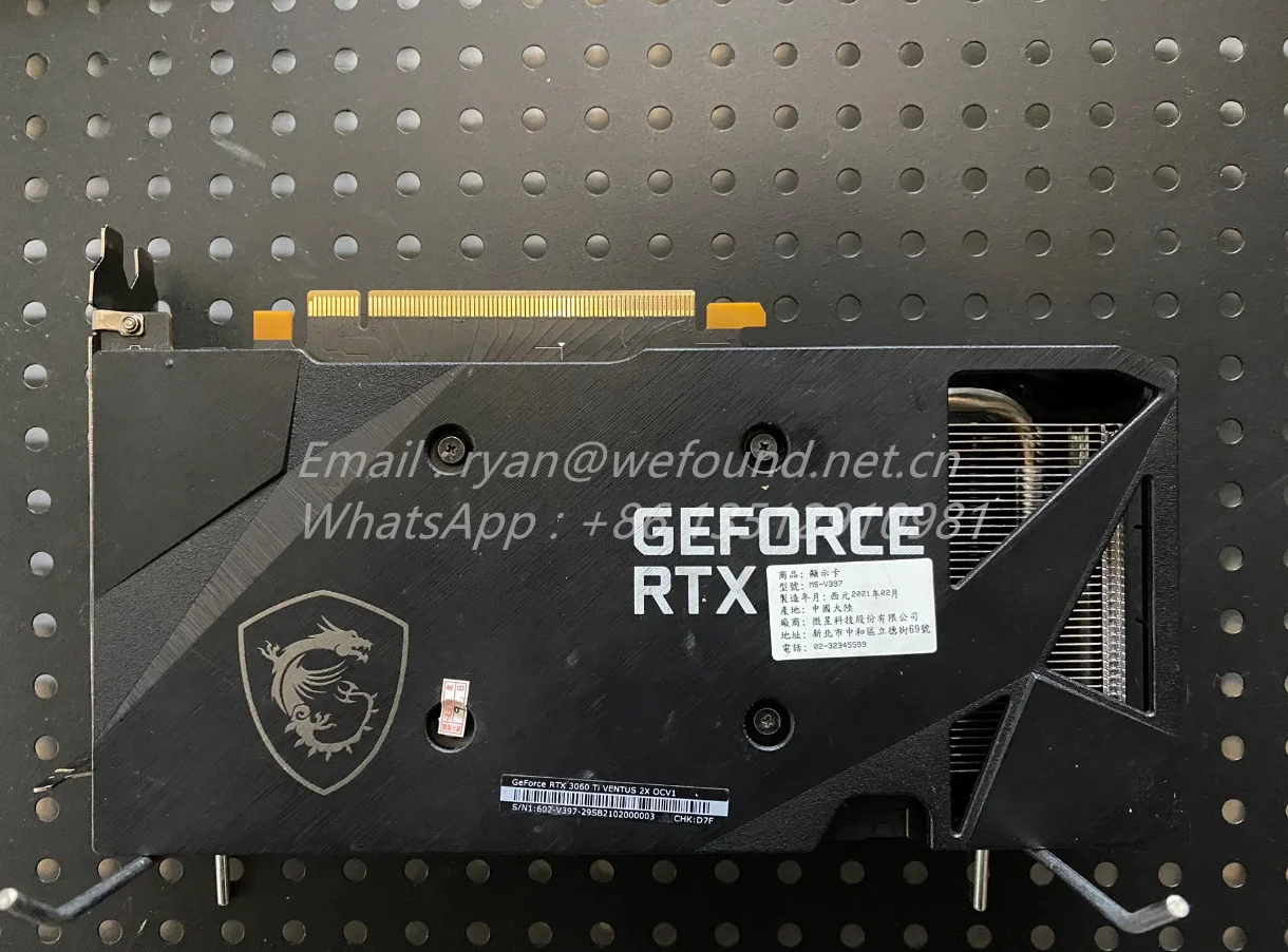 GPU for MSI Series GeForce RTX 3060 TI VENTUS 2X OCV1  8G  Graphics Card