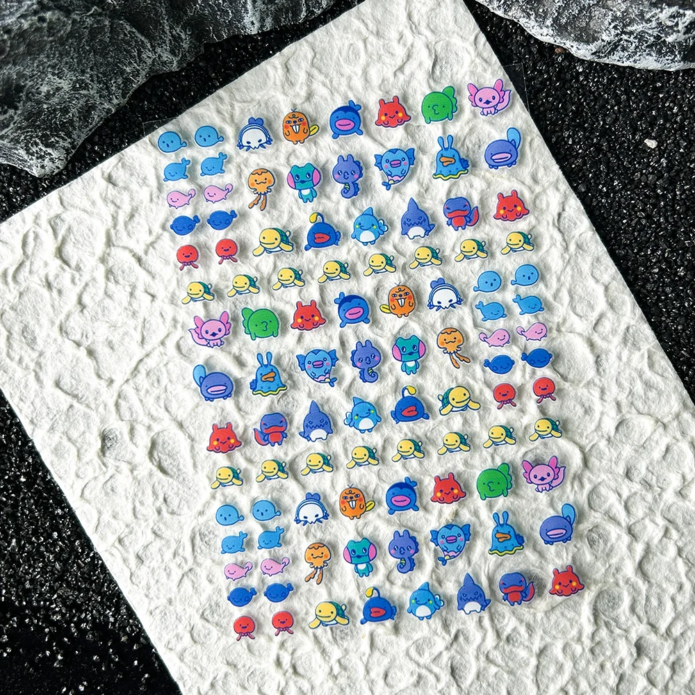 Phone Accessories Poster - สติกเกอร์ลายวินเทจ Y2K PVC ขนาดเล็ก สำหรับตกแต่งเล็บ กันน้ำ