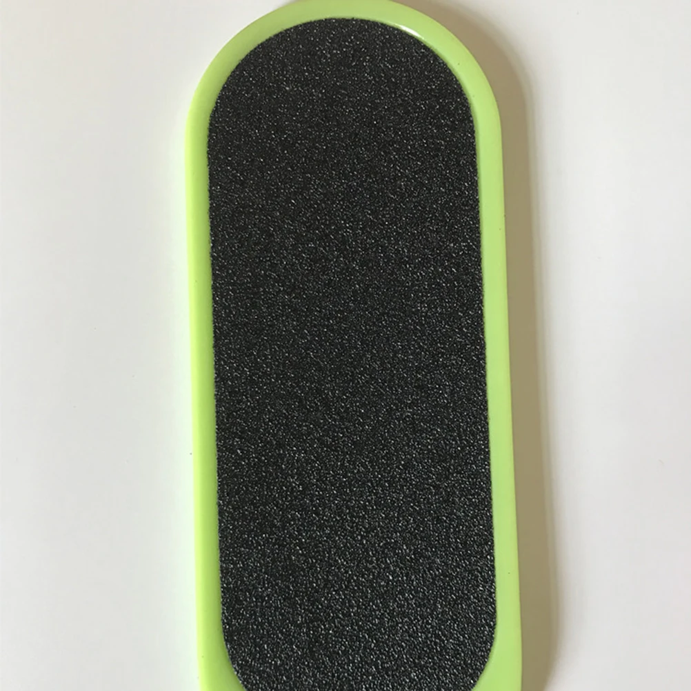 4 pçs dupla face arquivo de pé acabamento fosco pedra de moagem para remoção de pele morta pés removedor de calos ferramenta pedicure rasp cuidados com as unhas