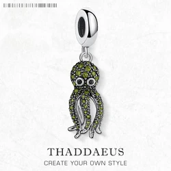Octopus Charm Pendants For Women Men 2022 Brand New 925 Sterling Silver Cute Jewelry