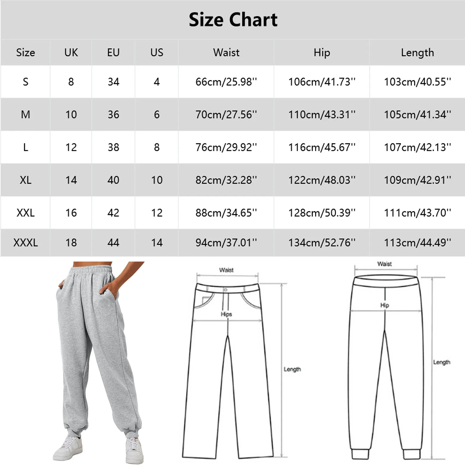 Black Pants Women's Sweatpants Solid Color Loose Casual Sport Ankle-Banded Trouser With Pockets Jogger Fitness Baggy Harem Pant