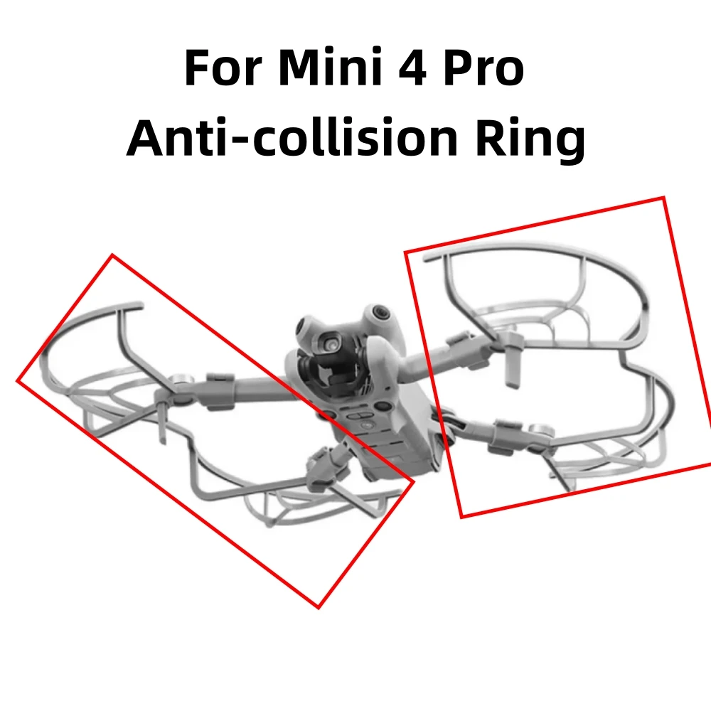 Drone Propeller Protection Cover For Mini 4 Pro Drone Fitting Accessory Anti-collision Ring Integrated Propeller Guards