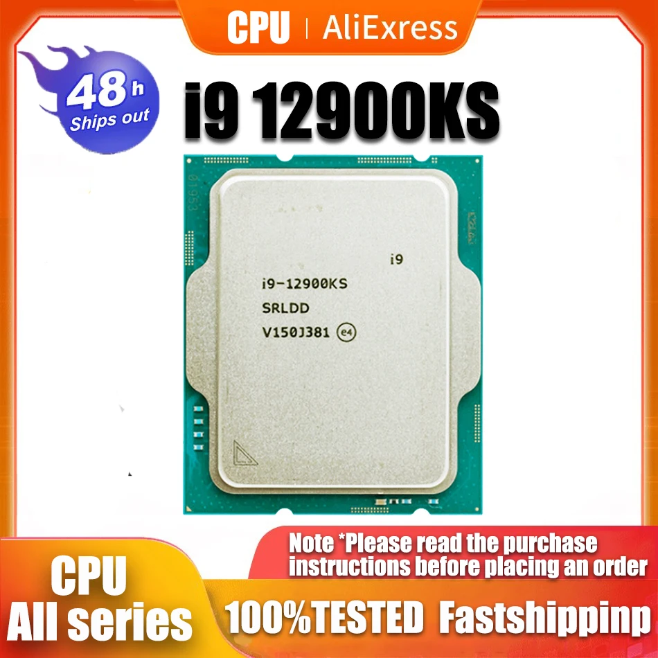 

NEW Core i9 12900KS 3.4GHz 16 Core 24 Thread CPU Processor 10NM L3=30M 150W LGA 1700 No Cooler