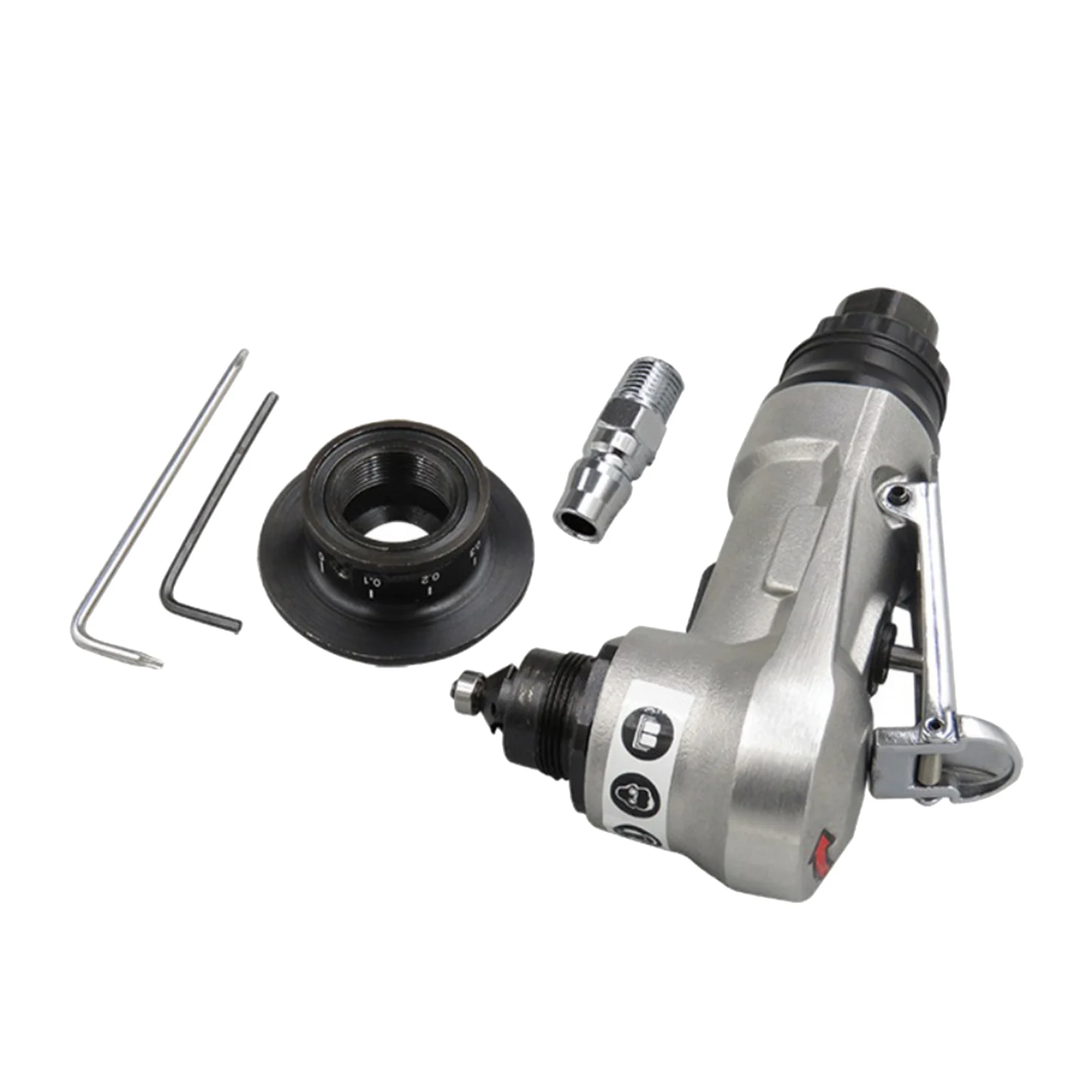 Straight Pneumatic Chamfering Machine 45° Arc Trimming Beveling Machine Metal Trimming, Handheld Pneumatic Straight