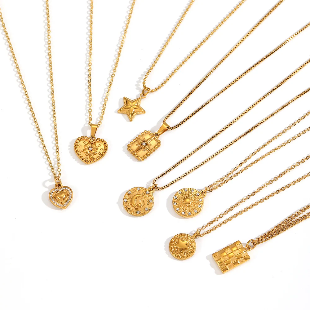 Niedliche, bunte Öltropfen-Blumen-Anhänger-Halskette für Damen, 18K vergoldeter Edelstahl, modisches Schmuckgeschenk – Detail 3