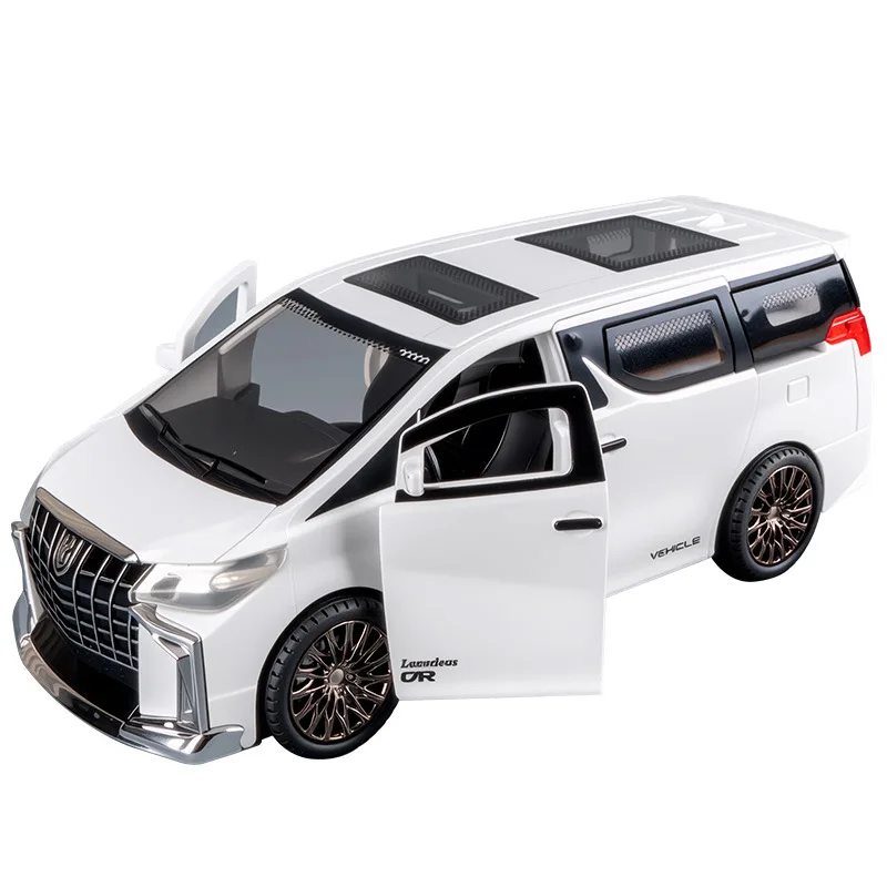 子供用電動スプレー玩具車 シミュレーションビジネスカー 多機能 音と光付き 慣性走行玩具 合金ダイキャストカー