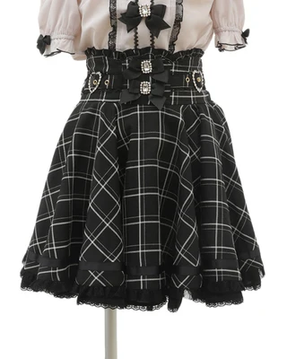 A plaid skirt