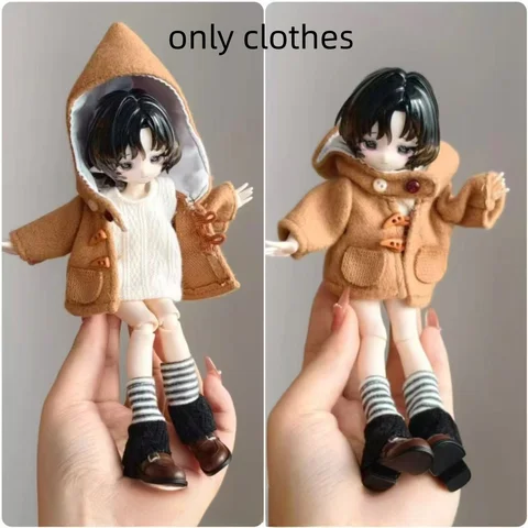Винтажный готический костюм для куклы OB11