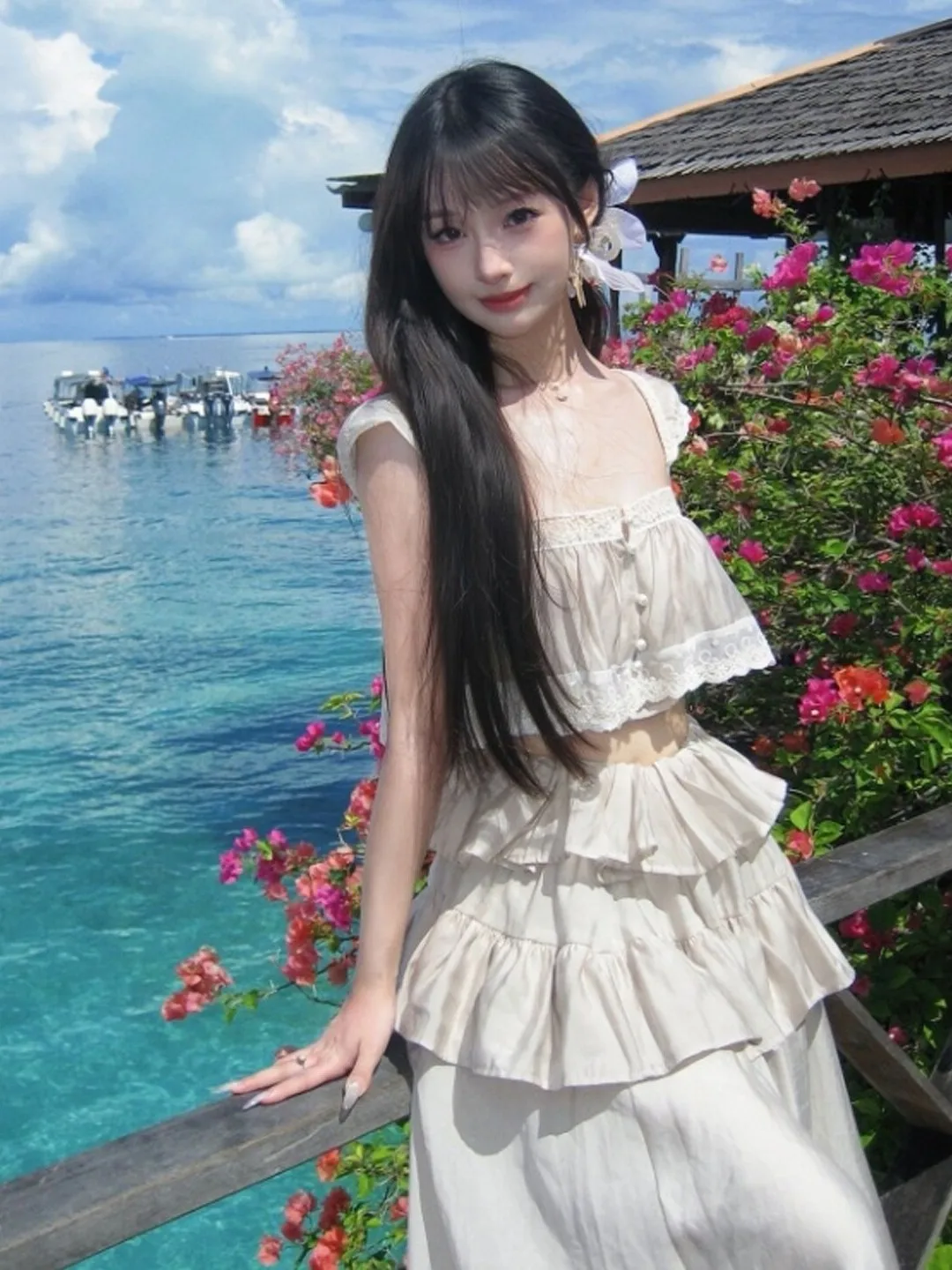 

Gentle Wind Beautiful Two-Piece Set Women's Fashion Summer 2026 Comfortable Slim Fit Top And Skirt Ensemble Casual Outfit