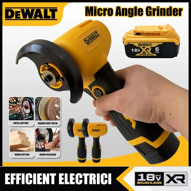 Dewalt Mini Angle Grinder Lithium Battery Charging Angle Grinder Multifunctional Household Small Angle Hand For 12V Battery