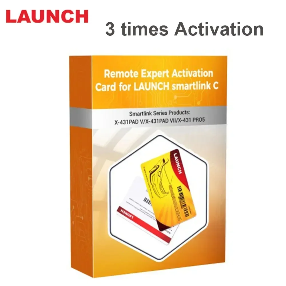 Launch X-431 SmartLink C Activation Card License (For Times Cards Users) Get free 3 times Activation Card Without Device