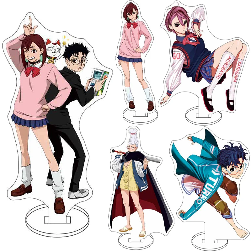 16CM Anime DAN DA DAN ‌   Figur Momo Takakura Ken Ayase Seiko Shiratori Aira Kyberian Okarun Acryl-Ständer Cosplay-Ornamente Geschenke