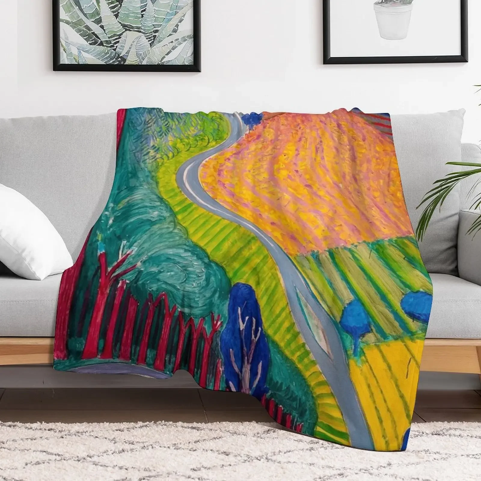 David Hockney Throw Blanket Luxury Throw Decorative Throw Bed covers Blankets