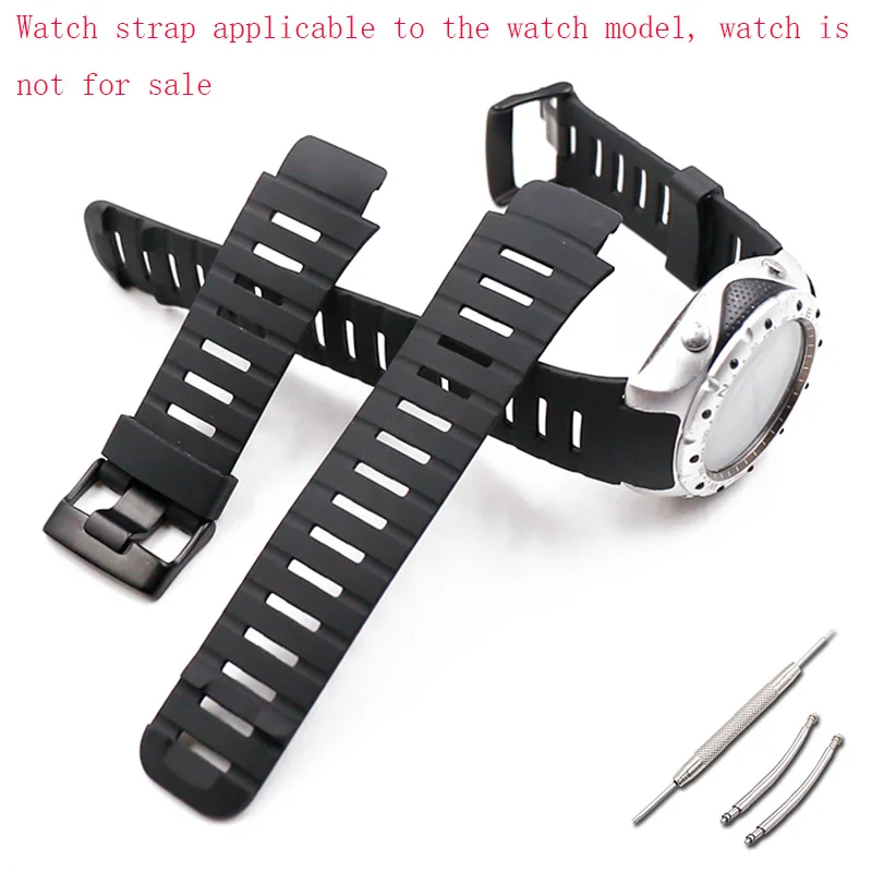 إكسسوارات حزام الساعة المطاطية المتوافقة مع SUUNTO X-LANDER Spartan Warrior SEAL Assault حزام ساعة معصم للرجال والنساء 22 مم #1