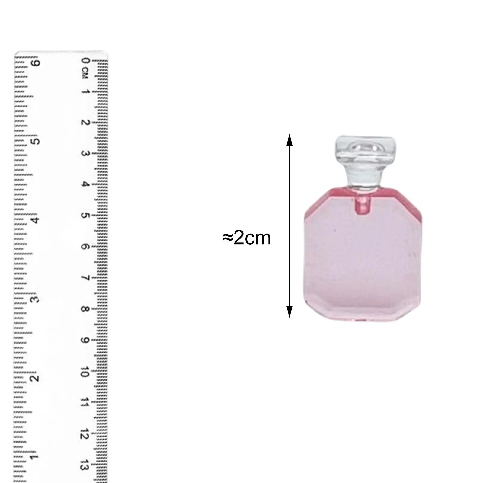 Garrafas miniatura para Game Girl, Doll Bedroom Perfume, Escala 1:12