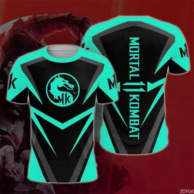 

Mortal Kombat 3D Digital Printed T-shirt Classic Game Element Model Cosplay Top Anime Racing Clothing - 2026 Edition