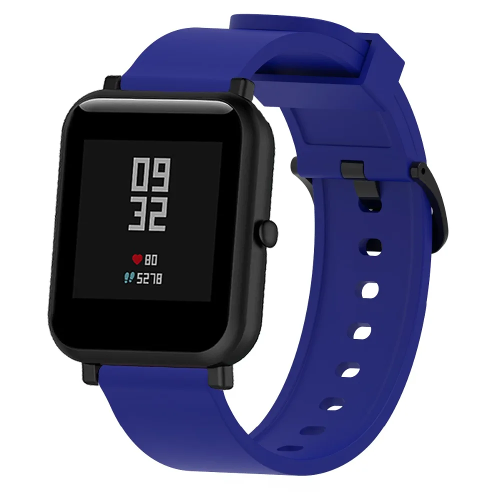 FIFATA Molle Del Silicone Astuto Della Vigilanza Del Wristband Per Huami Amazfit Bip/GTS/Polar Accendere/Garmin Vivoactive 3 Orologio 20 MILLIMETRI Replacment Fascia