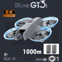 Gt3 Mini Drone 8k 180° ESC Camera Optical Flow Positioning WIFI Aerial Photography Remote Control Aircraft G-safe Drone
