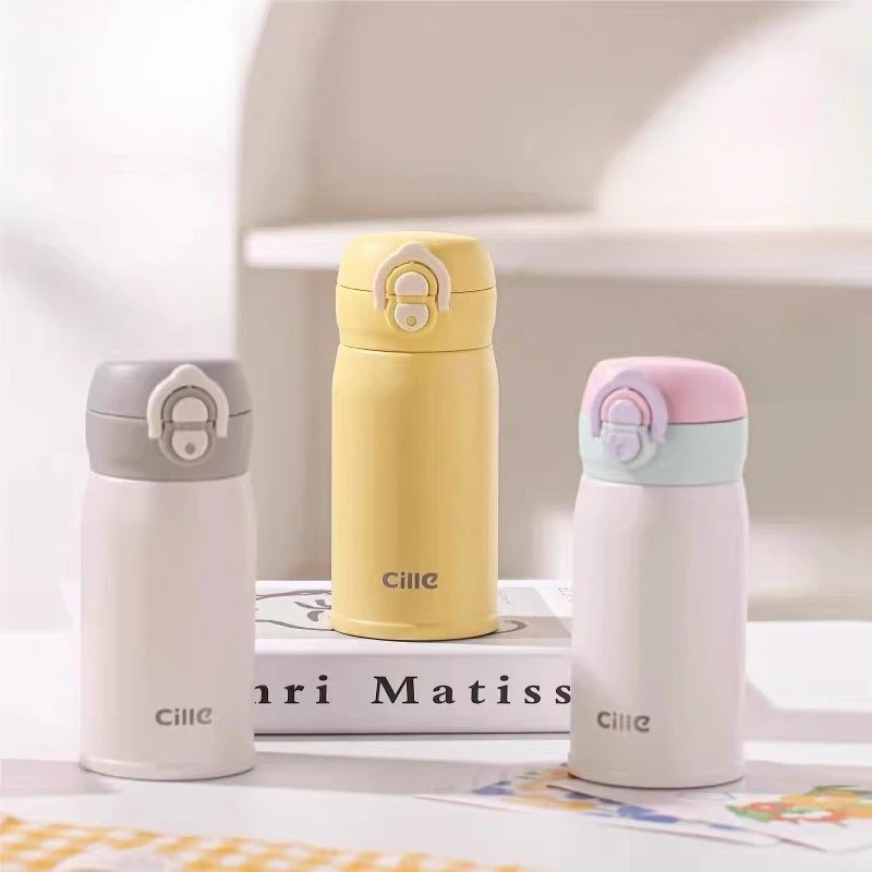 

Внутренняя изолированная чашка из нержавеющей стали 316, детская студенческая чашка для воды, новая компактная и портативная изолированная чашка