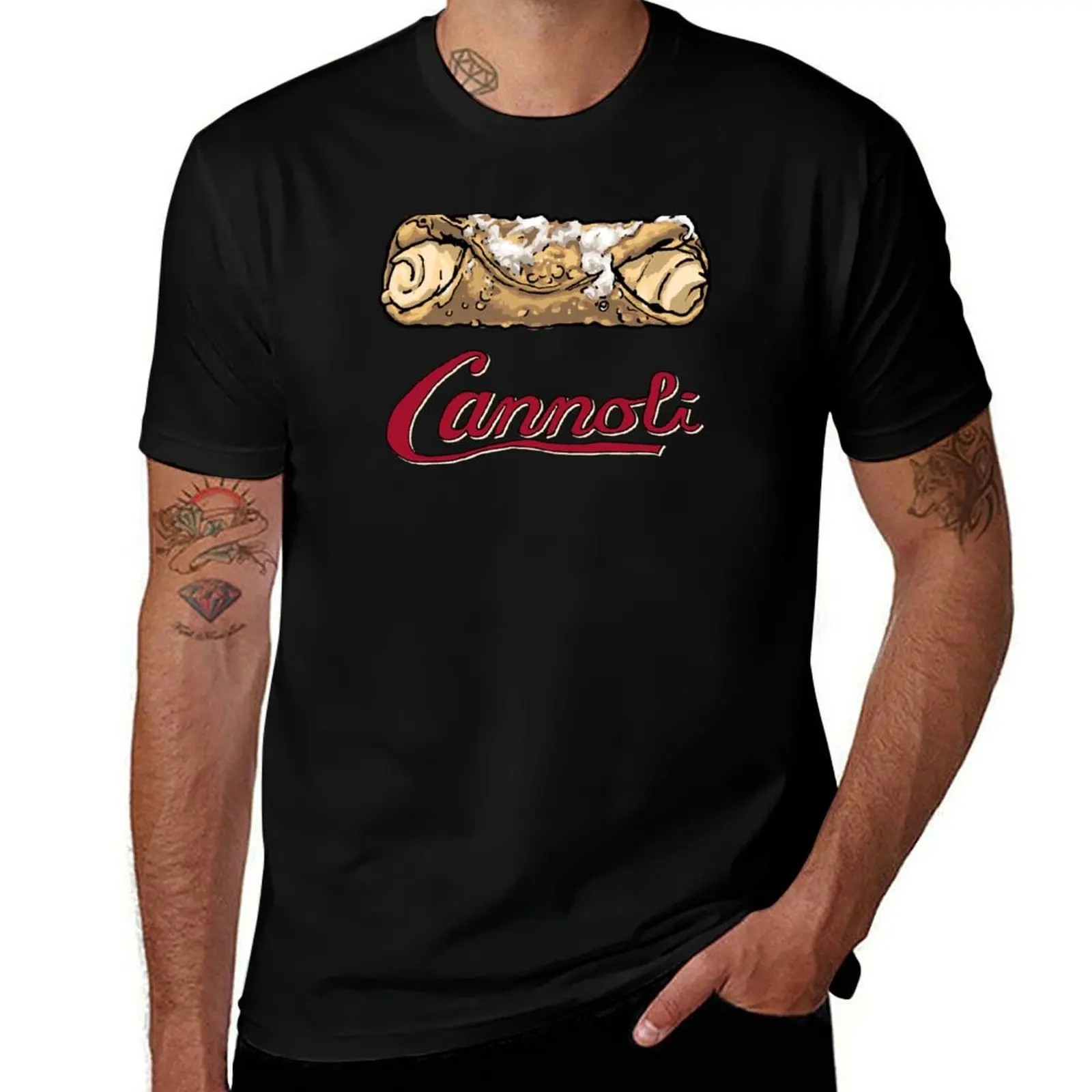 Cannoli T-Shirt cotton graphic tees oversized graphic tee men t shirts high quality