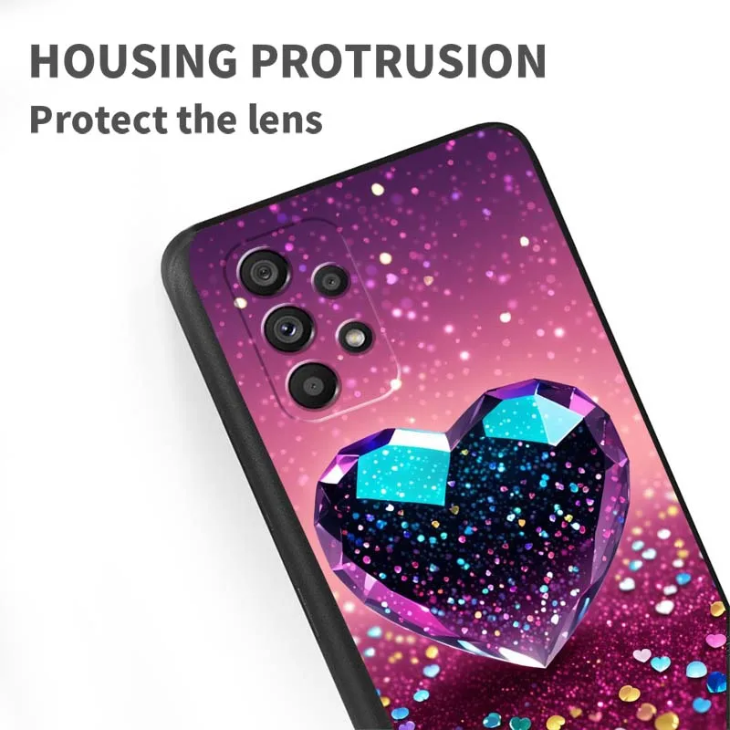 Katze fangen Liebe Kunst für Samsung A41 A35 A34 A33 A32 A25 A24 A23 A21s A06 A05 A04 A03 Note 10 20 Ultra 5G schwarz Abdeckung